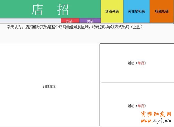 怎樣設計規(guī)劃淘寶店鋪
