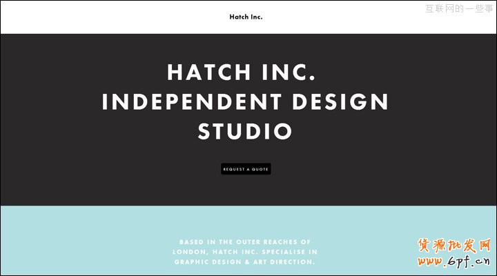 酷站欣賞：18例簡約的網頁設計案例賞析,互聯網的一些事