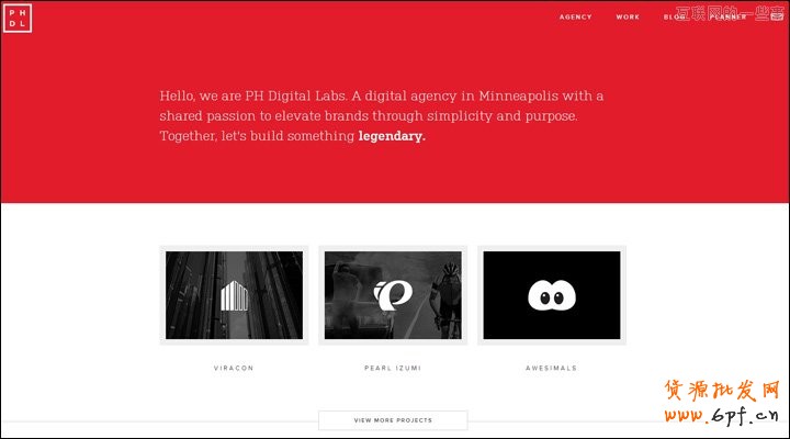 酷站欣賞：18例簡約的網頁設計案例賞析,互聯網的一些事