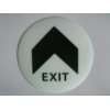 地面疏散指示標志，EXIT圓形地貼膜 PVC夜光地貼膜