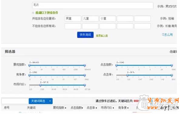 直通車測款正確選關鍵詞 2