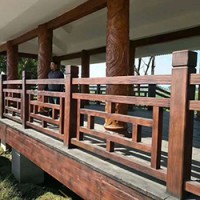 廠家供應(yīng)水泥仿木護(hù)欄窗欞型水泥欄桿